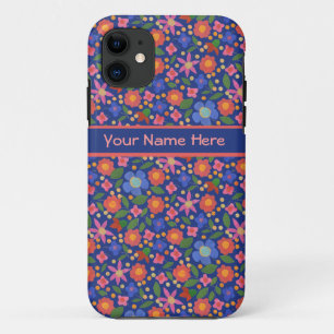 Floral de arte popular en Funda Xtreme para iPhone