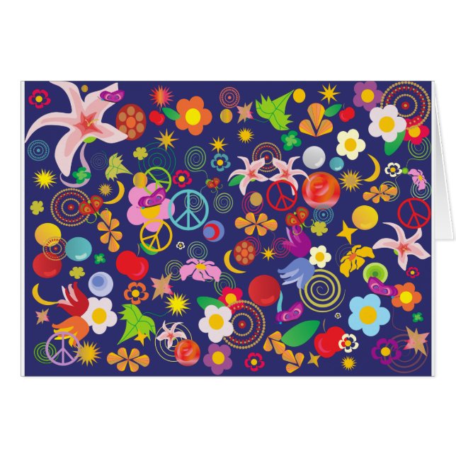 Floral de Boho (Anverso (Horizontal))