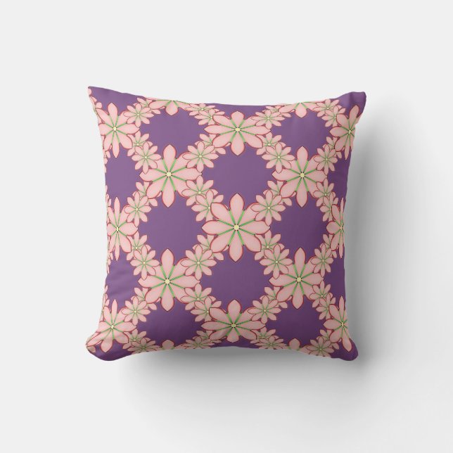 Floral de Cojín decorativo (Anverso)