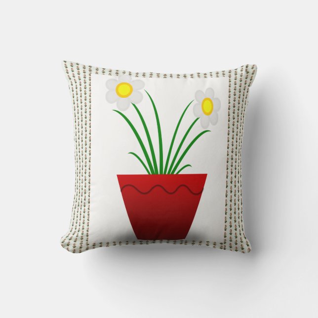 Floral de Cojín decorativo (Anverso)