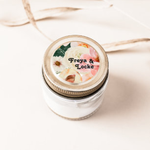 Floral de colores audaces   SELLOS PARA SOBRES BOD