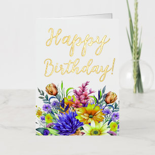 Floral de Cumpleaños