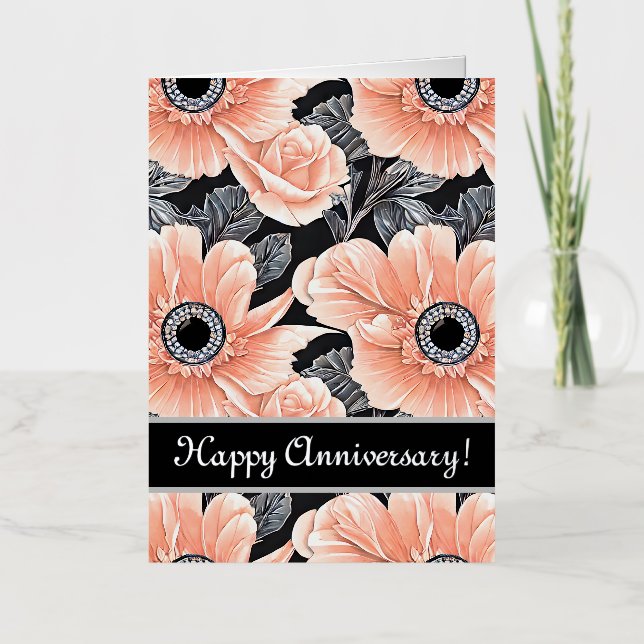 Floral de durazno con luz botánica (Anverso)