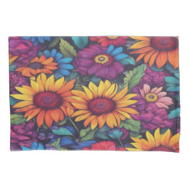Floral de girasol #212 - funda de almohada