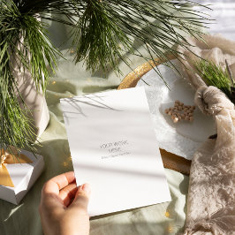 Floral de invierno | Invitación a la ducha marfile