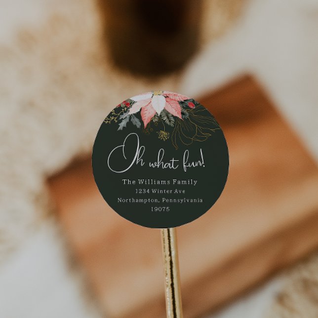 Floral de invierno Oh qué Sellos para sobres diver (Subido por el creador)