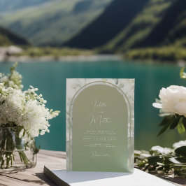 Floral de la invitación a la boda de la arteria ve
