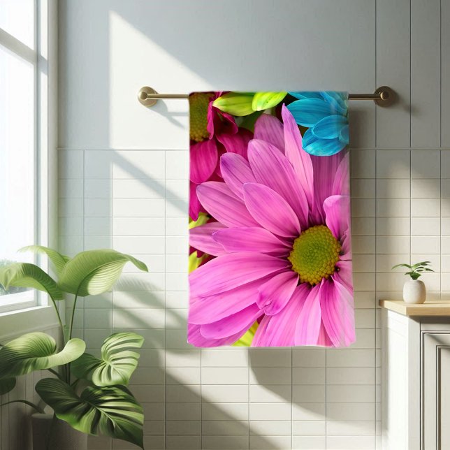 Floral de margarita multicolor vibrante (Subido por el creador)