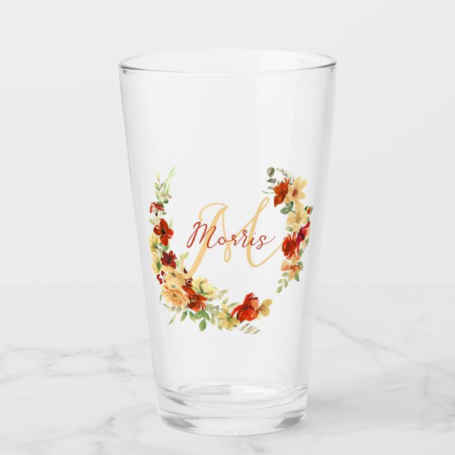 Floral de otoño personalizado (Anverso)