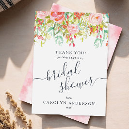 Floral de primavera verano | Agradecimiento para f