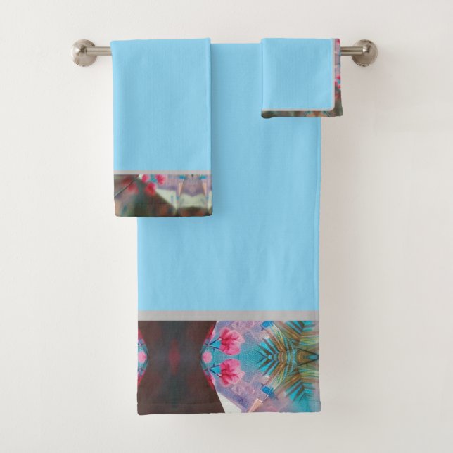 Floral de punto rojo (In situ)