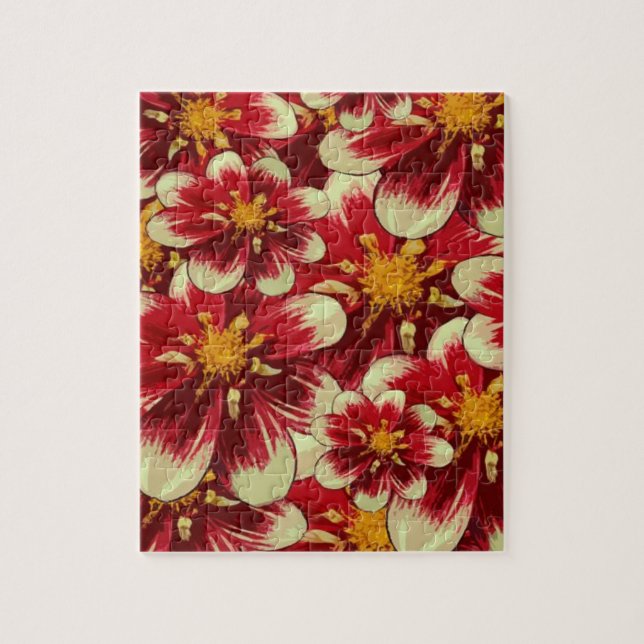 Floral de rompecabezas