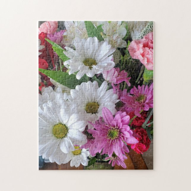 Floral de sangre completa Bouquet Jigsaw Puzzle (Vertical)