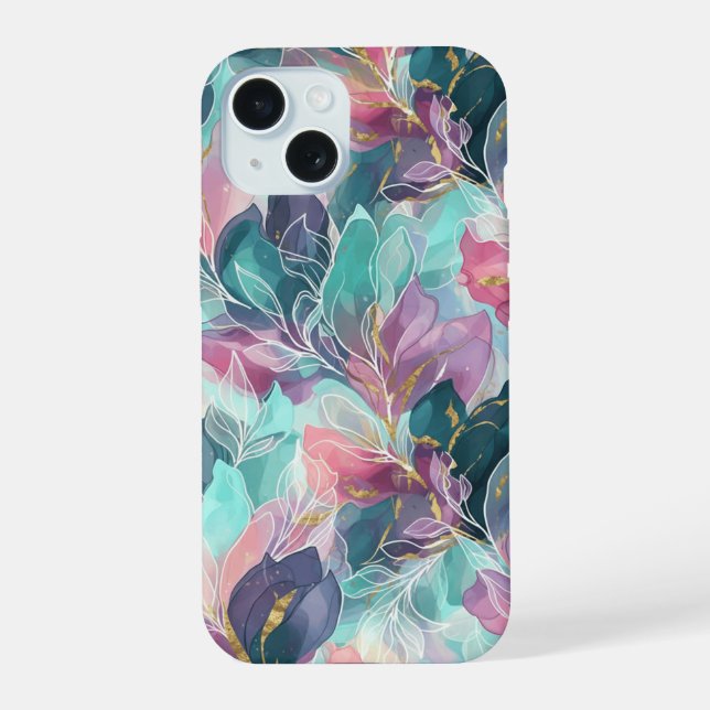 Floral de Tonos de Joyas (Reverso )