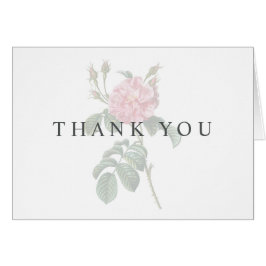 Floral de un solo Rosa radiante Gracias