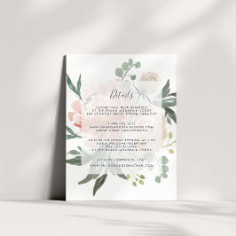 Floral de verano medio | Tarjeta de detalles de in