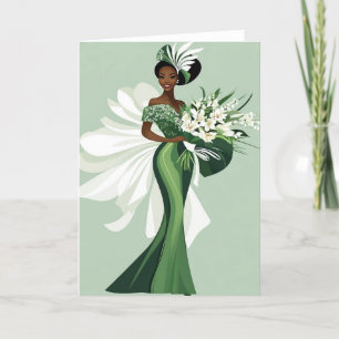FLORAL ELEGANCE #3 Tarjeta de agradecimiento plega