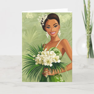 FLORAL ELEGANCE #5 Tarjeta de agradecimiento dobla