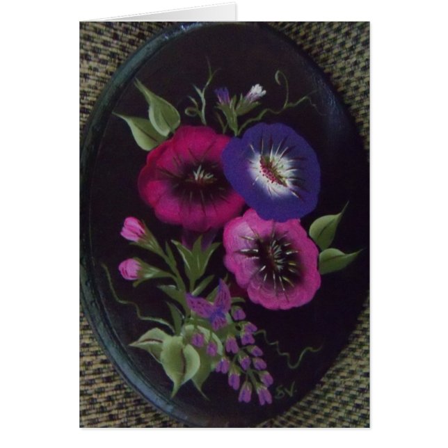 "Floral en negro " (Frente)