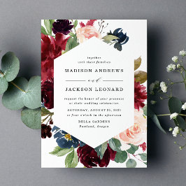 Floral encantada | Invitación a la boda por marcos