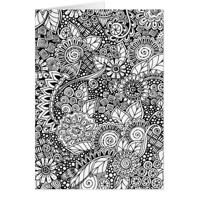 Floral étnico inspirado (Frente)