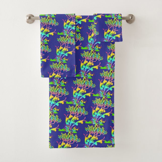 Floral Fantasía Azul (In situ)