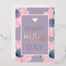 Floral Feliz Día de la Madre Tarjeta de vacaciones