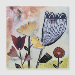 Floral Fling 2 Tarjeta magnética