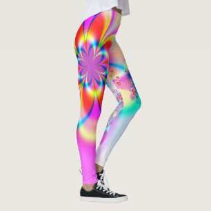 Floral Fractal Leggings