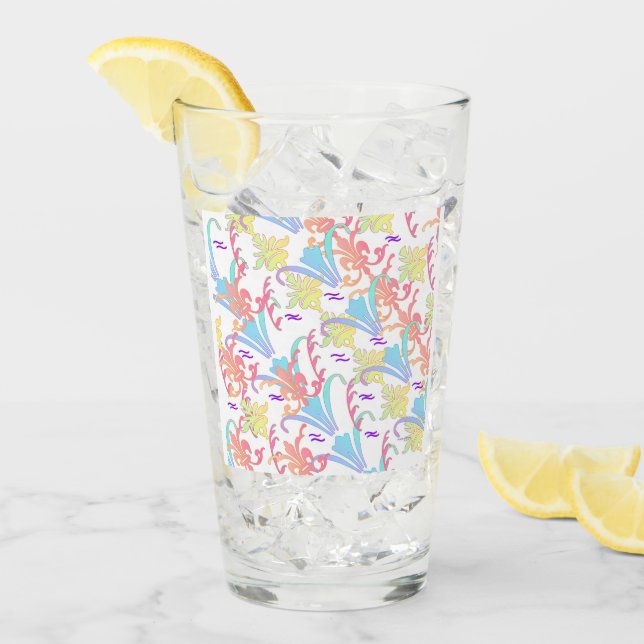 Floral Garden Tumbler (Anverso (hielo))