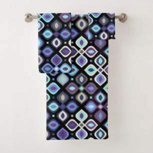 Floral geométrica inspirada en los gatos de los añ