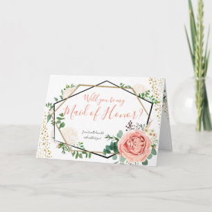 Floral geométrica será mi tarjeta de donante de ho