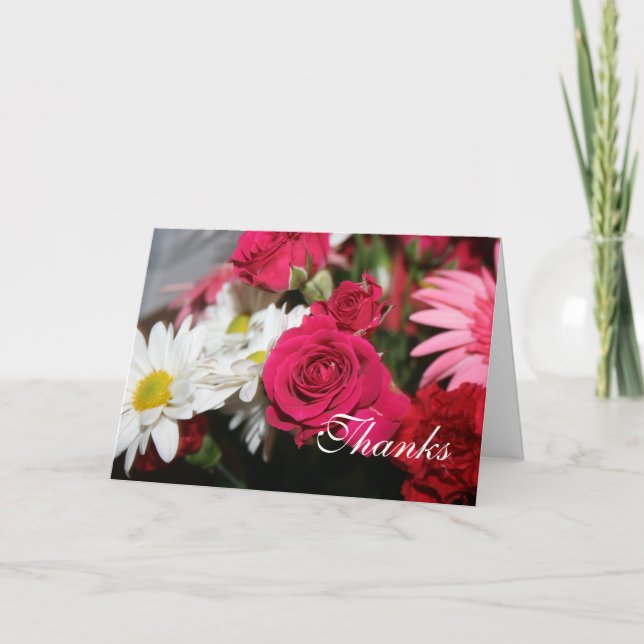 Floral Gracias Nota (Anverso)