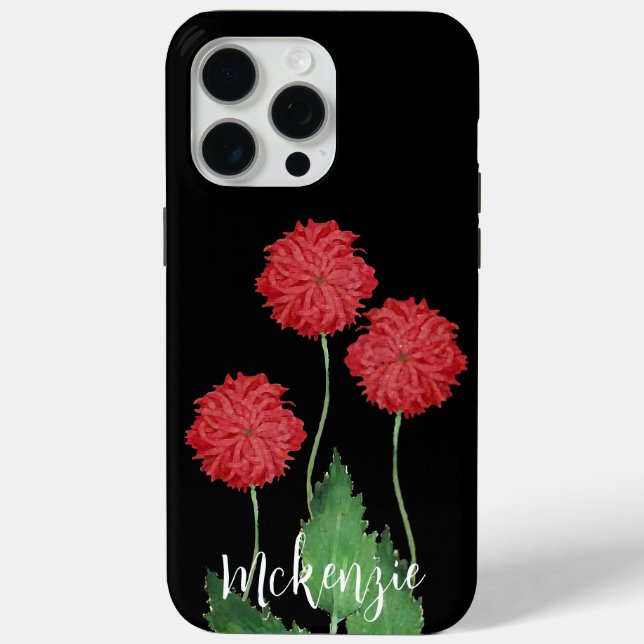 Floral Heirloom Exotic Black Iphone 5 funda (Reverso )