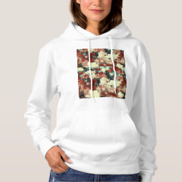 Floral Illusion Basic Chasis de sudadera con capuc