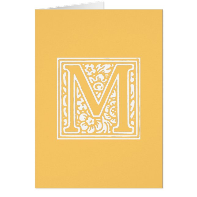 Floral "M" Monogram (Frente)