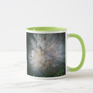Floral/mala hierba 16oz. Taza de café de la foto