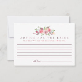 Floral moderna para las tarjetas de novia