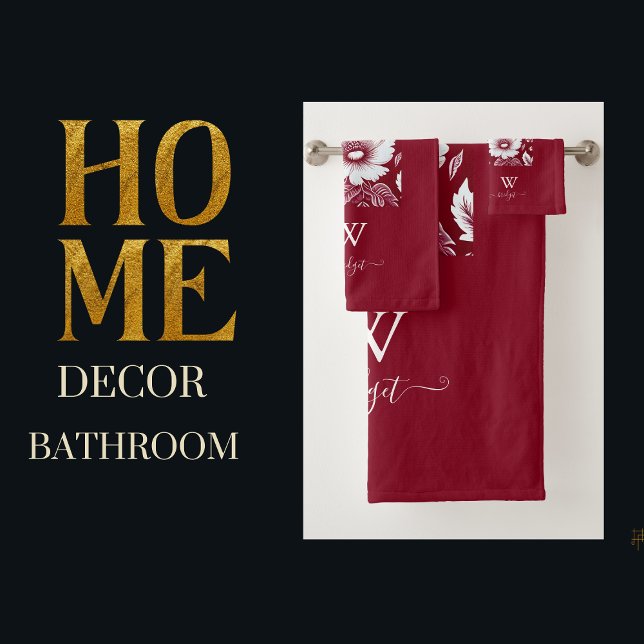 floral moderna roja y blanca elegante (Subido por el creador)