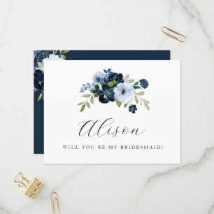 floral moderna será mi tarjeta de novia
