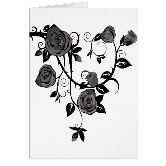 Floral Negra Y Blanca (Frente)