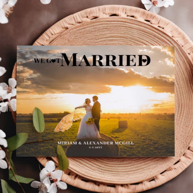 Floral Nos casamos con invitación Boda (Subido por el creador)