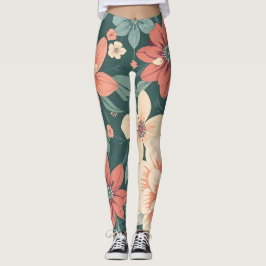 Floral Patterned Legging