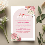 Floral Peonies y Rosas 40ª invitación de cumpleaño<br><div class="desc">Diseñada para coordinar con nuestra Colección de Rosas de Peony, esta invitación a la fiesta de 40 años incluye hermosos ramos de rosa y peones con texto clásico. Los colores vivos de los rosas hacen que la invitación sea atractiva y única. Para una personalización más avanzada de este diseño, por...</div>