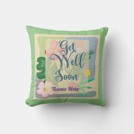 Floral personalizada: sana almohada