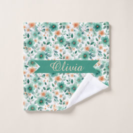 Floral Personalizada Verde Primavera Vintage