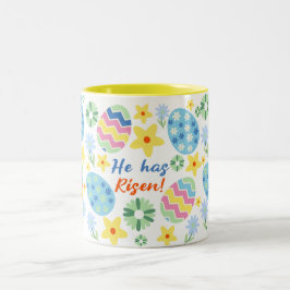 Floral que ha levantado la taza de Pascua