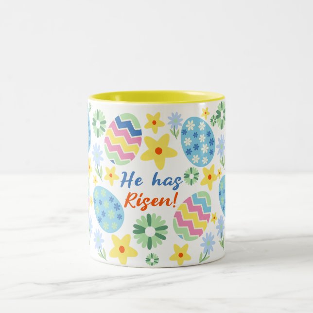 Floral que ha levantado la taza de Pascua (Centro)