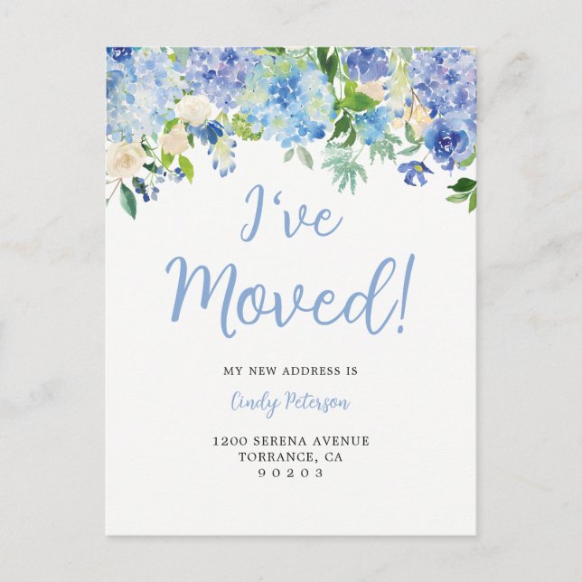 Floral que he movido | Postal de Invitación móvil (Anverso)