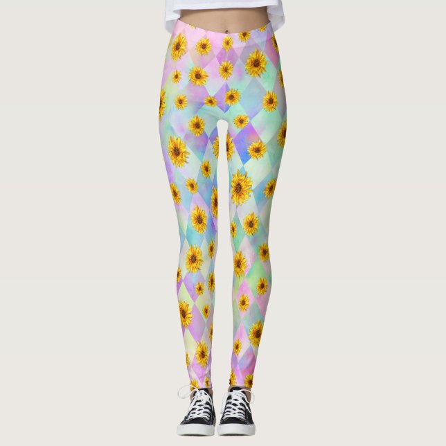 Floral Rainbow Leggings (Anverso)
